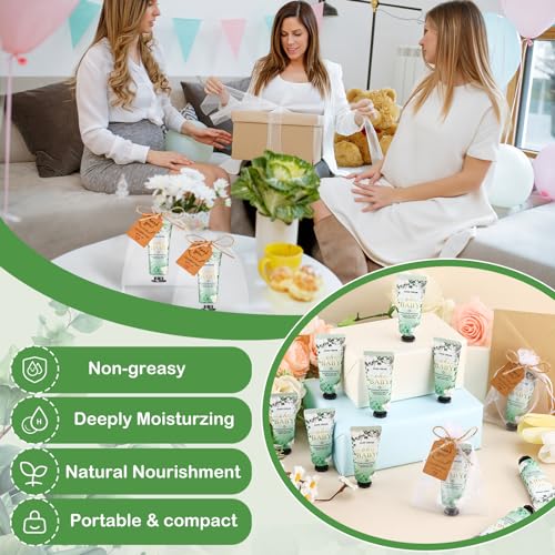 VISCOO 60-Piece Baby Shower Hand Cream Gift Set with Bags and Thank You Tags
