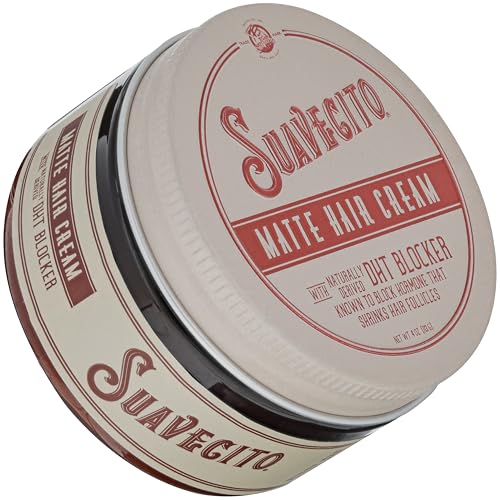 Suavecito Matte Hair Cream - DHT Blocker for Thicker, Fuller Hair