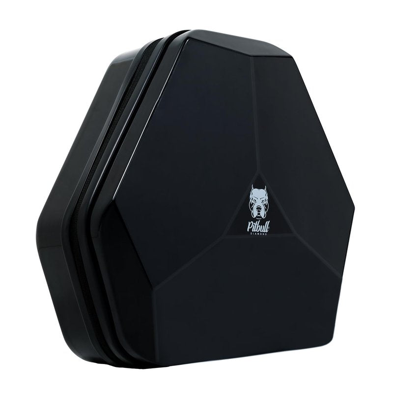 Skull Shaver Pitbull Diamond Travel Case - Durable Glossy Case for Shaver Storage - Compact Organizer - Travel-Friendly Design - Great Gift Idea