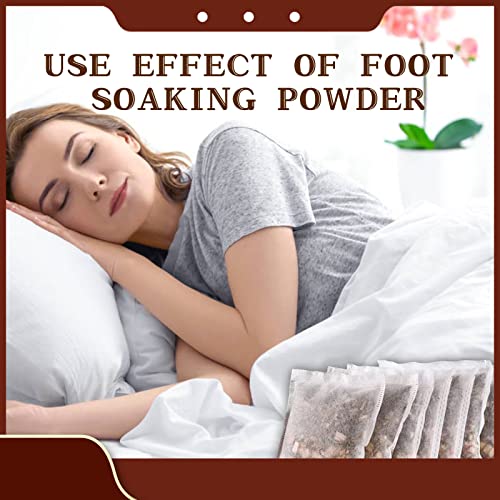 30 Pack Herbal Foot Soak Set with Ginger & Mugwort - 900g Relaxing Bath Blend
