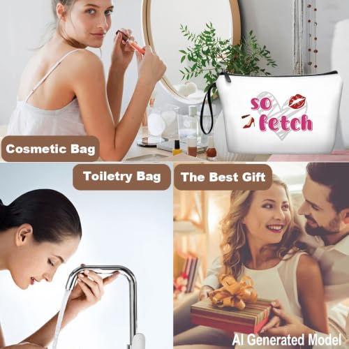 Personalized Travel Makeup Bag Set with 10-Piece Brush Kit & Mirror