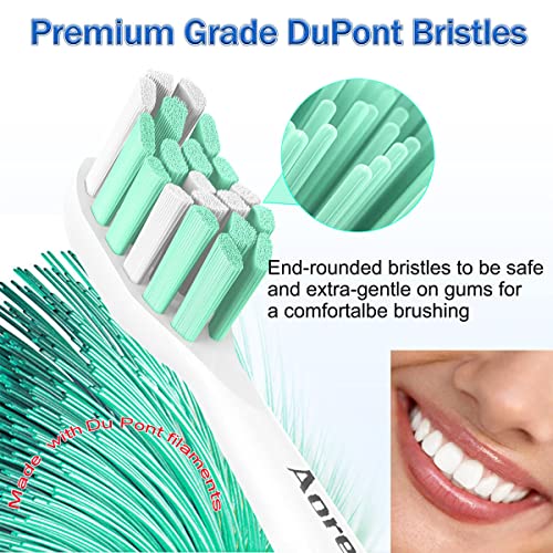 Aoremon Replacement Toothbrush Heads for Philips Sonicare, 8-Pack