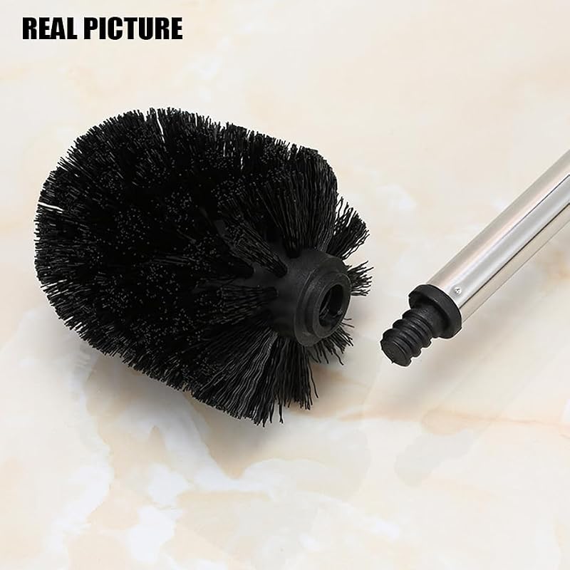 4-Pack Toilet Brush Replacement Heads with Stiff Bristles