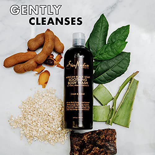 SheaMoisture African Black Soap Body Wash for Acne-Prone Skin - 13 oz