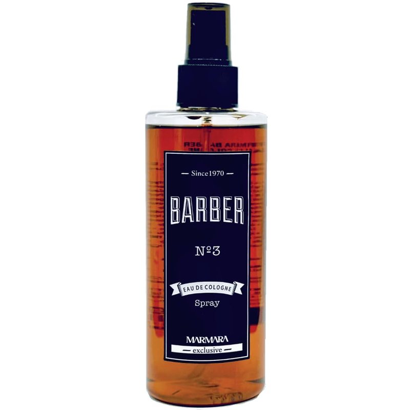 Marmara Barber Cologne - Best Choice of Modern Barbers and Traditional Shaving Fans Spray Bottle 8.45 fl oz. (250 ml, No3)