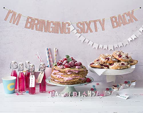 I'm Bringing Sixty Back Banner - 60th Birthday Party Decor