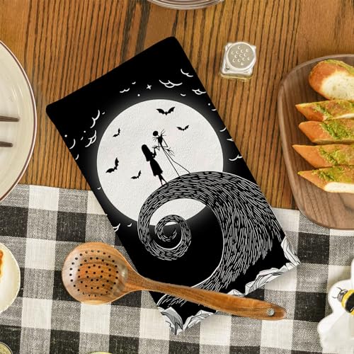 Spooky Halloween Kitchen Towels Set - 18x26 Inch, 2 Pcs