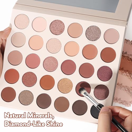SZDYM 30-Color Professional Eyeshadow Palette - High Pigment Matte & Shimmer