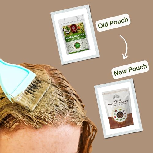 Hebhac Herbs 17-Herb Hair Growth Powder - Natural Hair Care Mask (7 oz)
