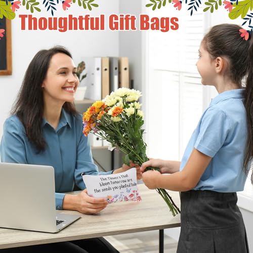 24-Piece Canvas Makeup Bag Set - Teacher Appreciation Travel Pouch