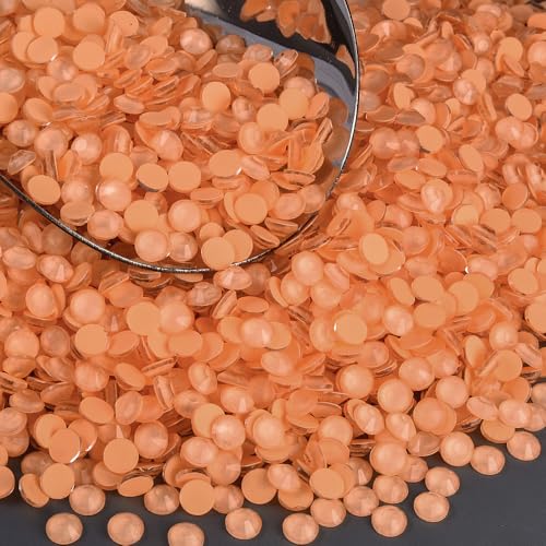 BLINGINBOX Living Coral Luminous SS30 Flatback Rhinestones 288pcs - UV Glow Jewelry & Crafts