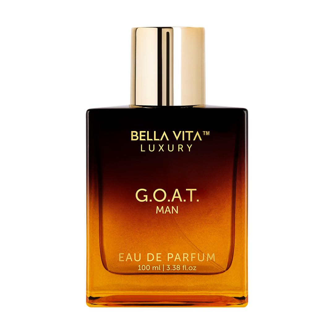 Luxury G.O.A.T. Eau de Parfum for Men - Citrus, Bergamot, Patchouli & Vetiver Notes | 100 ml (3.4 fl. oz.)