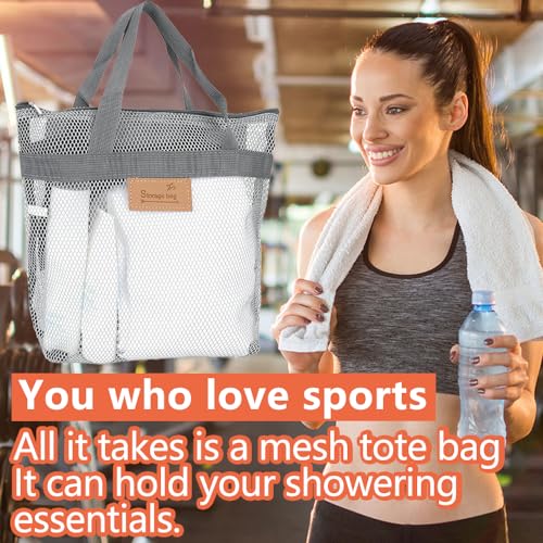 Rotema Portable Shower Bag Grey 3 - Dorm & Household Toiletry Organizer