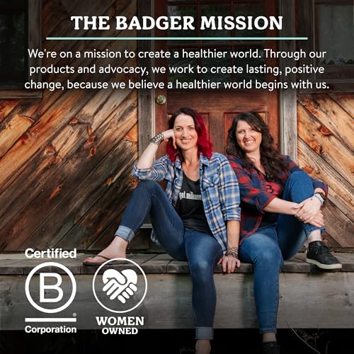 Badger Balm Unscented Organic Hand Cream for Sensitive Skin - 2 oz