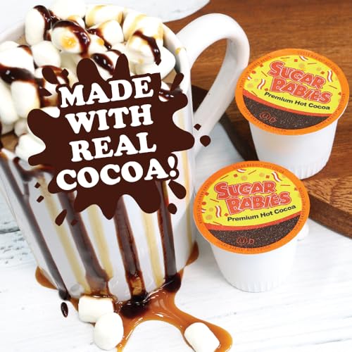 Sugar Babies Hot Cocoa Pods - Caramel Flavor, 12 Count for K-Cup