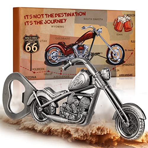 Motorcycle Beer Bottle Opener Gift Set with Box - LULLEA