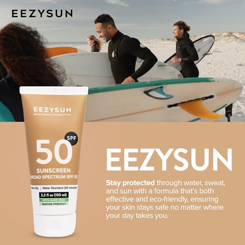 EEZYSUN Mineral Sunscreen SPF 50 - Non-Greasy Face & Body Protection
