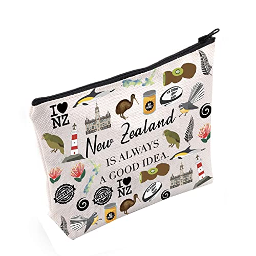 New Zealand Is Always Cosmetic Bag - POFULL Travel Organizer