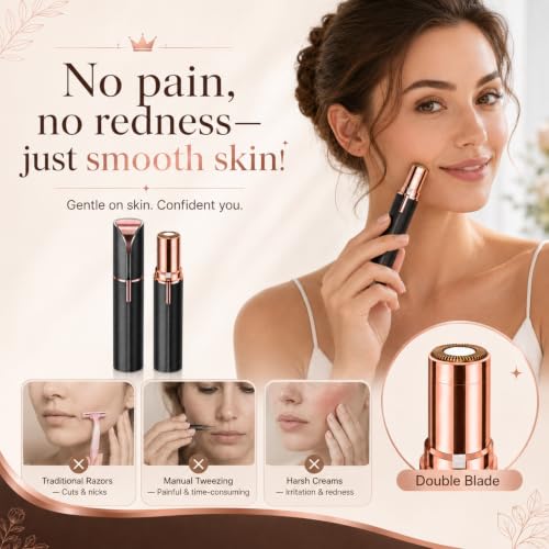 Flawless Facial Hair Removal for Women - 2 Replacement Heads
