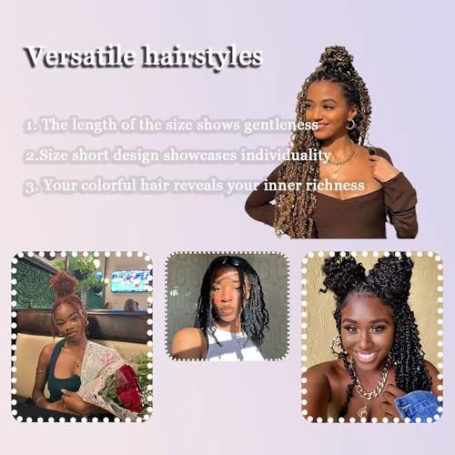 FYIMUYI Afro Kinky Bulk Hair for Micro Twists & Locs - 20 Inch, 4 Bundles
