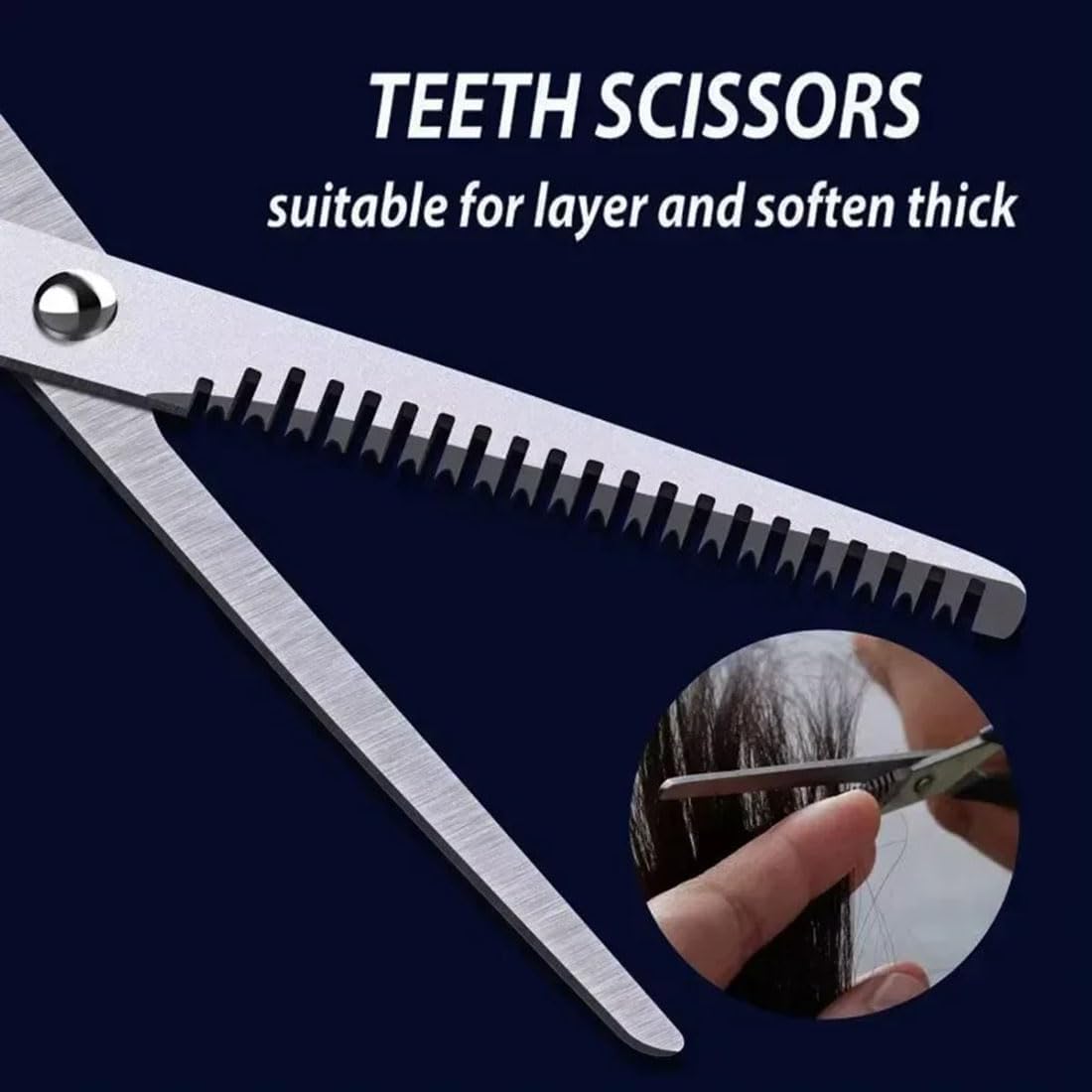 Hair Cutting Scissors Kit - Professional Barber Shears for Men, Women & Pets | Thinning & Trimming Tools