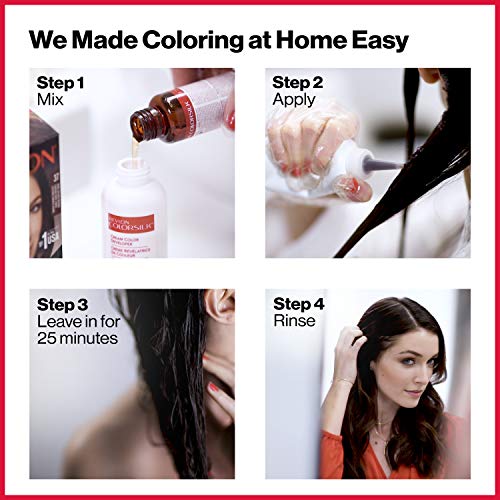Revlon ColorSilk Permanent Hair Dye, 53 Light Golden Brown - 3 Pack