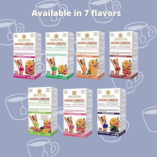 HYLEYS Garcinia Cambogia Green Tea Assortment - 25 Bags