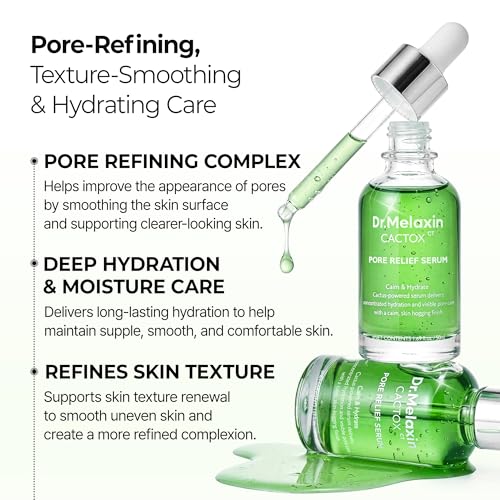 Dr.Melaxin Cactox Pore Relief Serum – Hydrating Face Serum 80ml