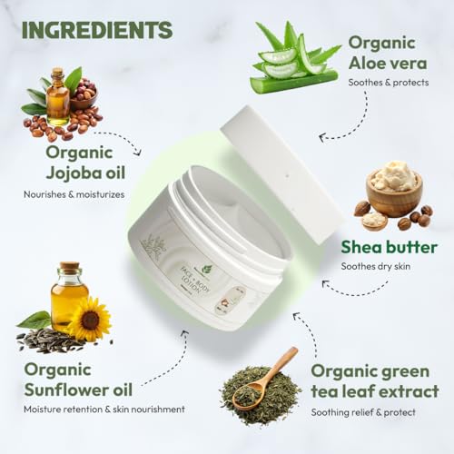 Suvechha Organic Face Moisturizer for Acne-Prone & Sensitive Skin