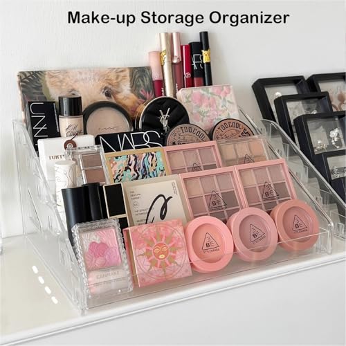 7-Tier Acrylic Display Stand for Perfume, Cosmetics, and Collectibles