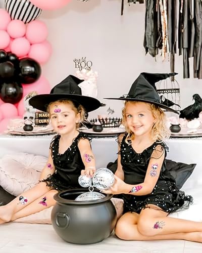 Bad To The Bone 192-Piece Skeleton Temporary Tattoos – 20 Sheets for 2nd Birthday Party Favors
