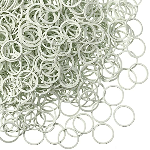 Hicarer 1000 Pcs Mini Rubber Hair Bands - Soft Elastic for Braids & Ponytails