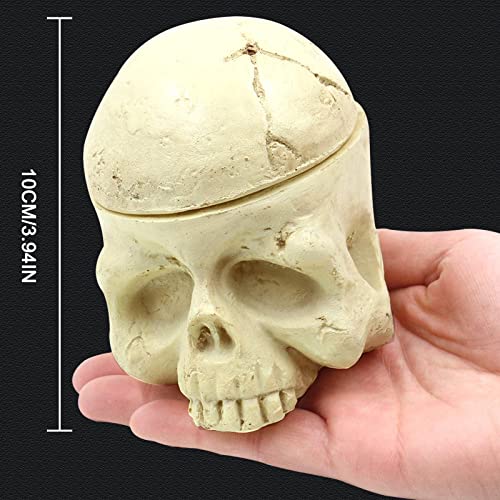 CINRA Skull Tattoo Ink Holder with 100Pcs Ink Cups - Ink Caps Kit