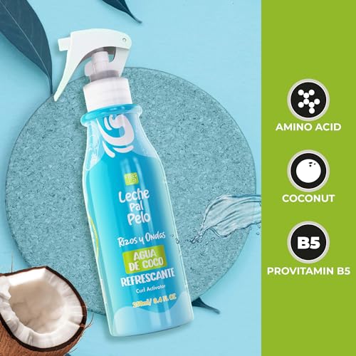 Leche Pal Pelo Curl Enhancing Hair Spray with Coconut Milk - 8.4 oz