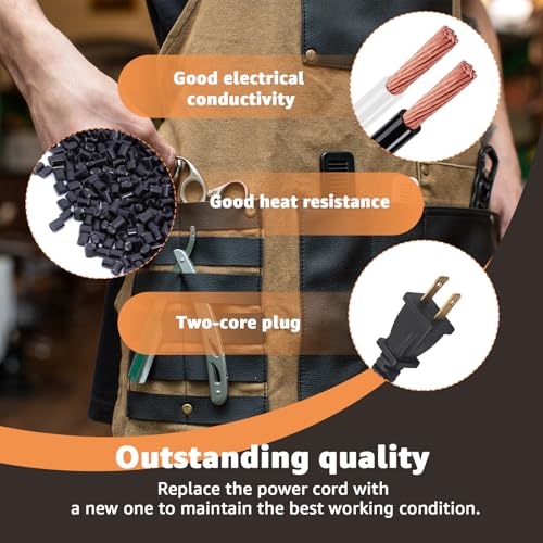 8-Foot Power Cord for Andis Master Clipper - Heavy-Duty & Tangle-Free