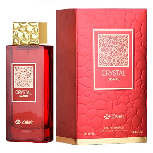 Zakat Crystal Garnate Eau de Parfum for Women - 3.8 Fl Oz Luxury Scent