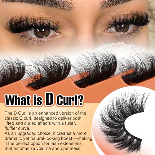Mink Lashes Full Volume False Eyelashes 18mm Dramatic Faux Mink Eyelashes Natural Look Cat Eye Volume Eye Lashes Multipack by Focipeysa
