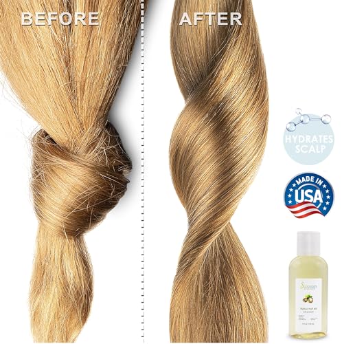 Soapeauty 100% Pure Cold Pressed Kukui Nut Oil for Skin & Hair - 8 fl oz