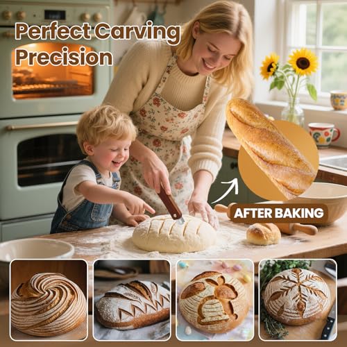 Professional Wooden Bread Lame Scoring Tool for Sourdough