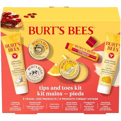 Burt's Bees Tips and Toes Kit - 6 Travel Size Skin Care Essentials