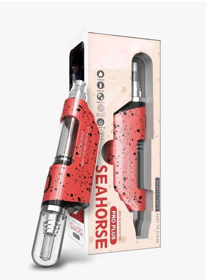 Lohkah Premium Home Seahorse PRO Survival Small Multitool (Red-Black Spatter)