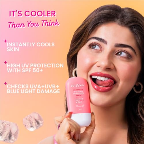 Dot & Key Watermelon Sunscreen SPF 50 PA++++ with Hyaluronic Acid, 50g