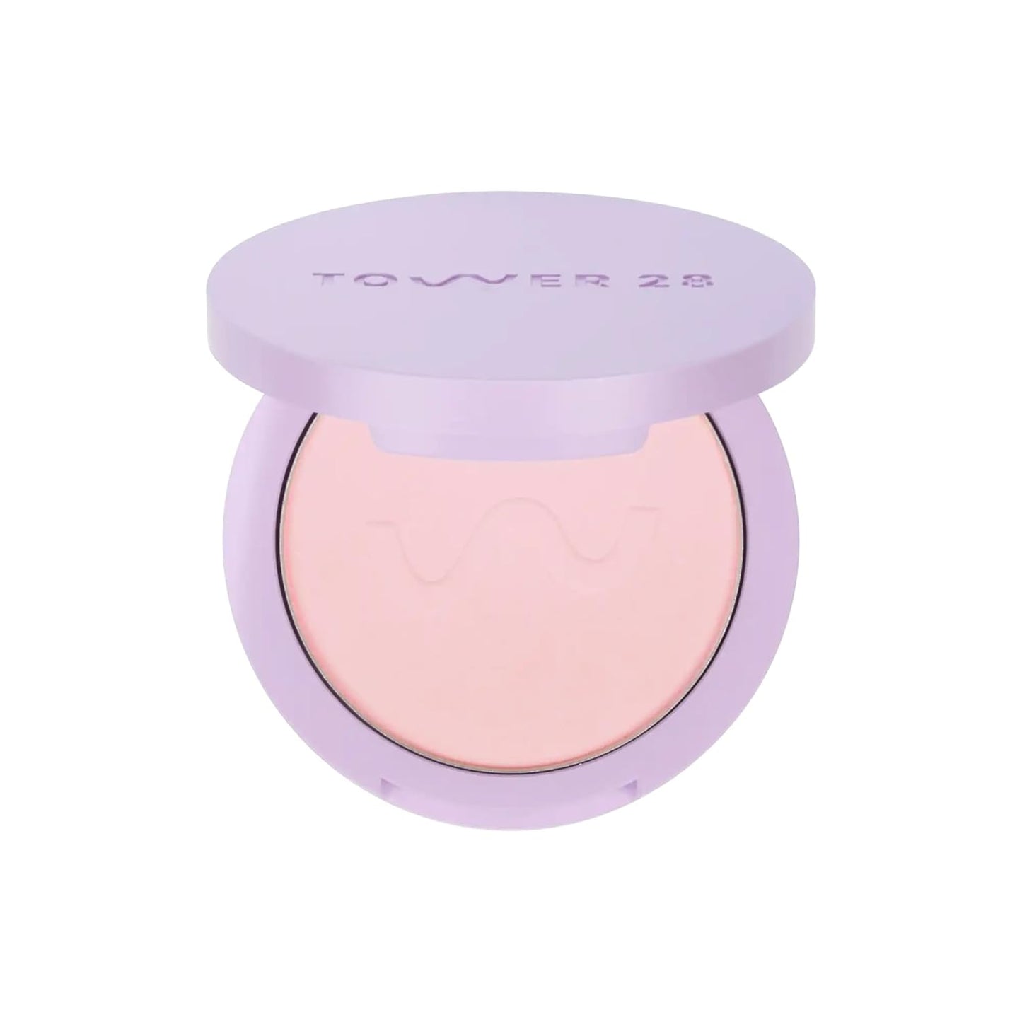 Tower 28 GetSet Pressed Setting Powder - Talc-Free, Sensitive Skin Formula with Kaolin Clay | Brightens & Sets Makeup - Pink Palisades (0.35 oz)