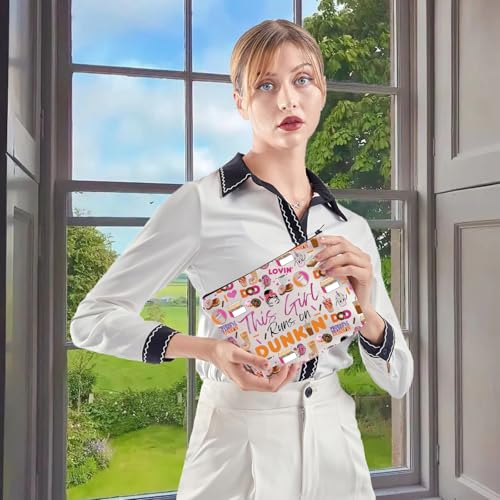 WCGXKO Donut Lover Tote Bag - Coffee and Shopping Gift