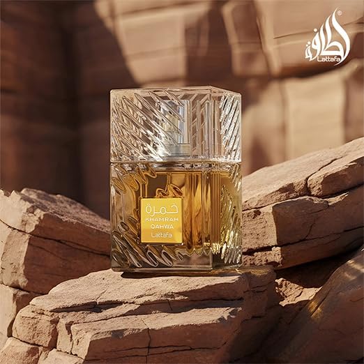 Lattafa Khamrah Qahwa Eau de Parfum - Vanilla & Cinnamon Unisex Fragrance | 3.40 Oz / 100 ml