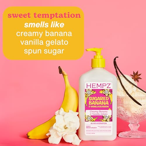 Hempz Sugared Banana & Vanilla Blossom Body Lotion, 17 oz