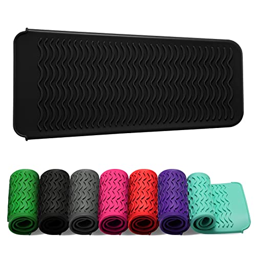 ZAXOP Heat-Resistant Silicone Mat Pouch for Hair Tools