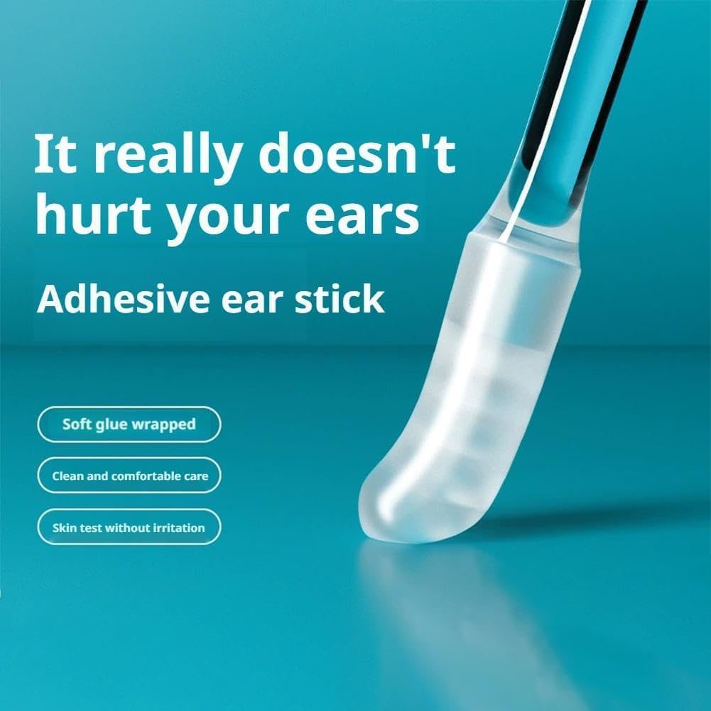 Earwax Removal Swabs - 24 Pack Reusable Tools with Dust Cover | Safe & Effective Cleaning