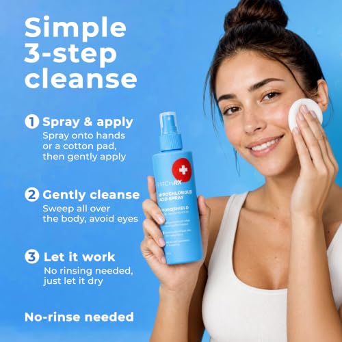 PatchRx Hypochlorous Acid Facial Spray - 8 oz Hydrating Mist for Sensitive Skin