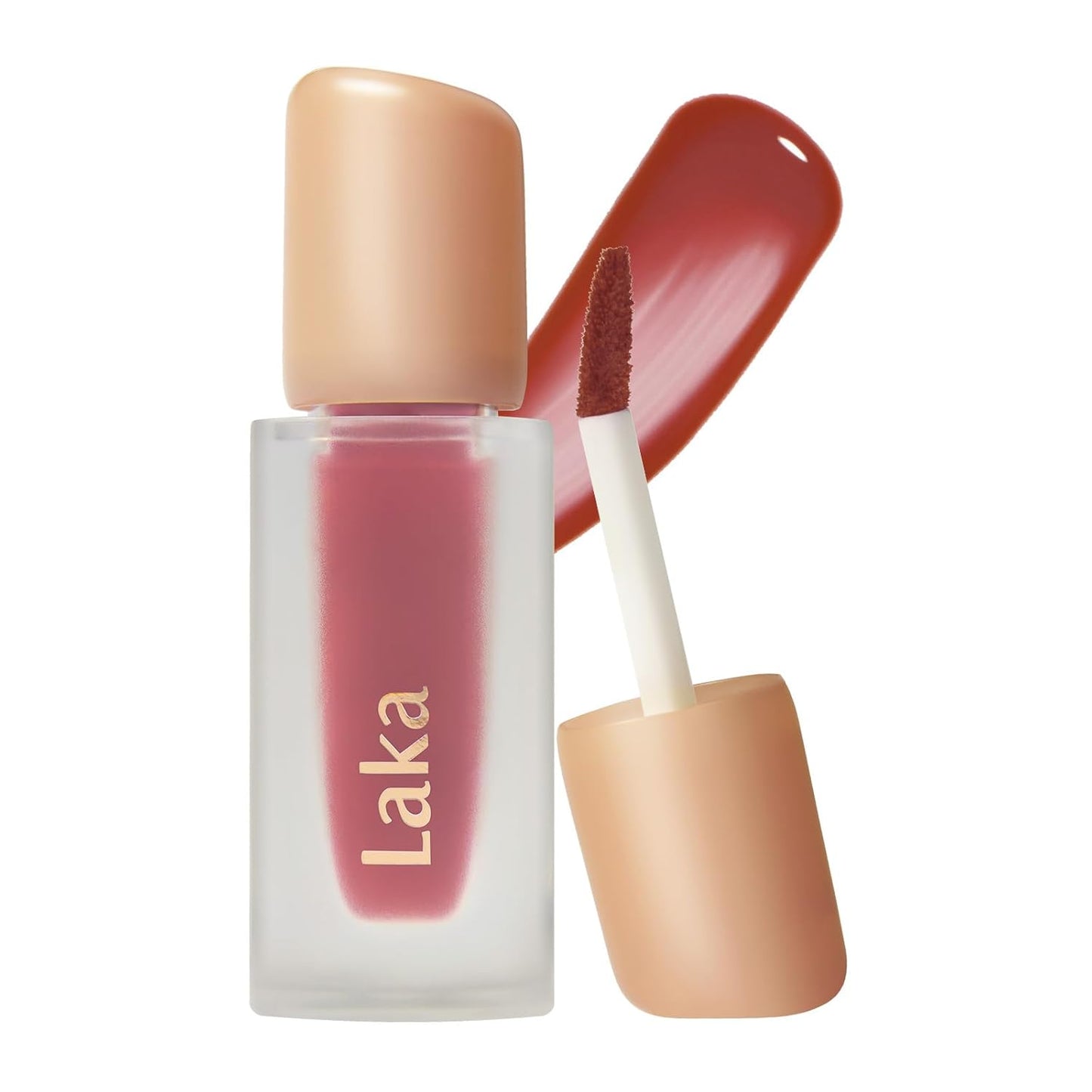 Fruity Glam Tint Lip Stain - Hydrating, Lightweight, Buildable Color | K-Beauty #101 Joyful, 4.5g/0.15oz